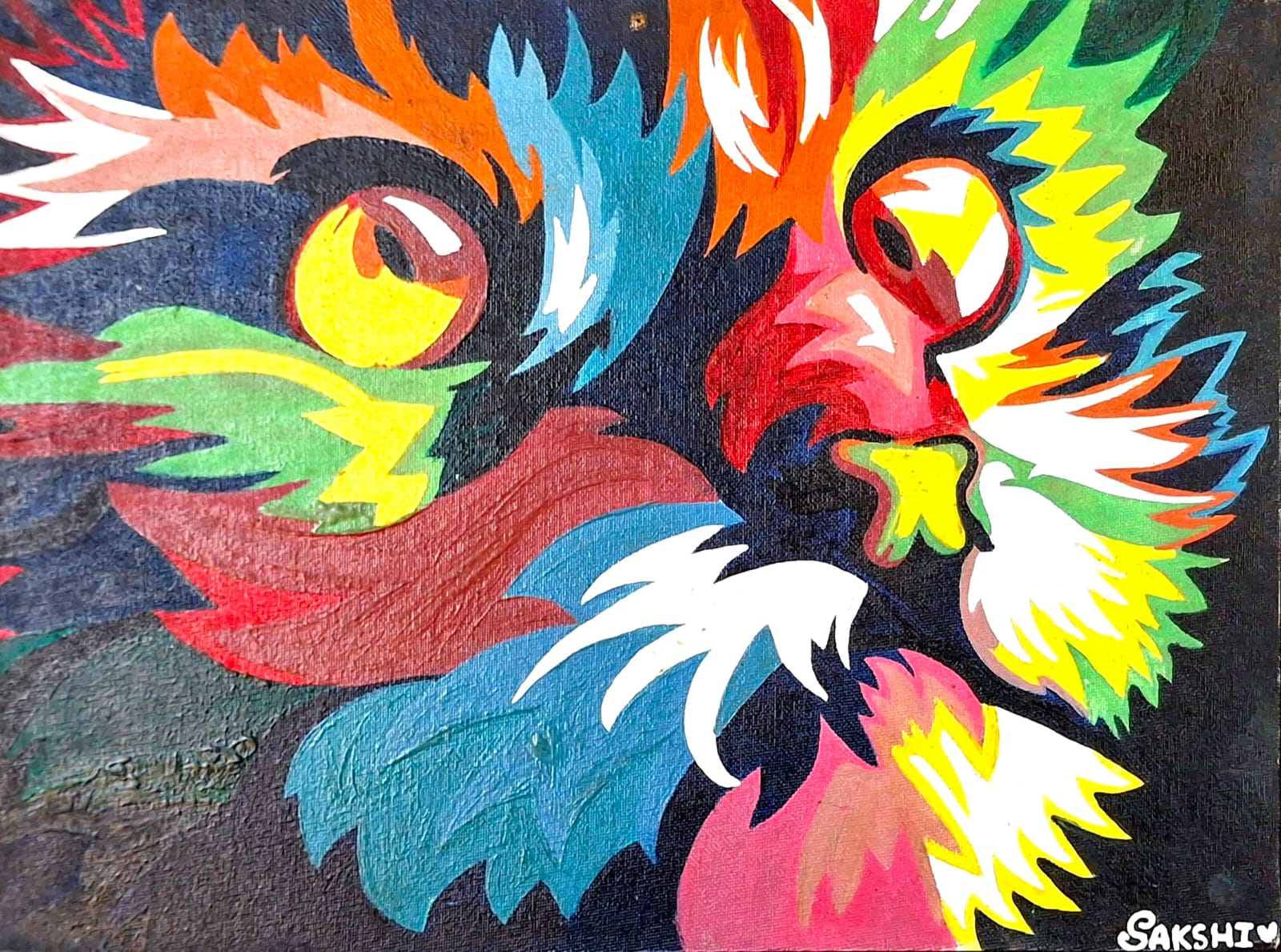 Abstract Animal Art Painting